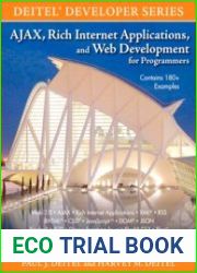 AJAX, Rich Internet Applications, and Web Development for Programmers