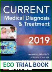 Current Medical Diagnosis & Treatment 2019