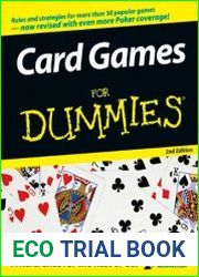 Card Games For Dummies, 2 Edition