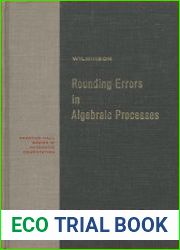Rounding Errors in Algebraic Processes
