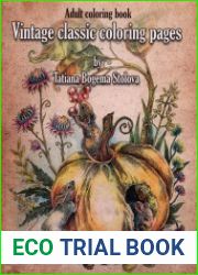 Adult Coloring Book Vintage Classic Coloring Pages
