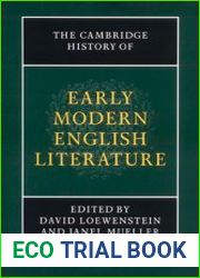 The Cambridge History of Early Modern English Literature