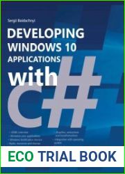 Developing Windows 10 Applications with C#