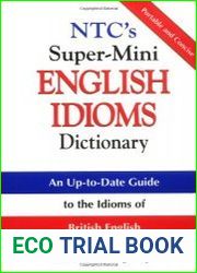 NTC|s super-mini English idioms dictionary
