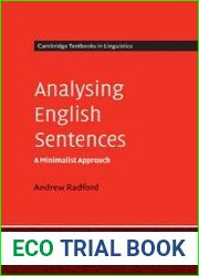 Analysing English sentences a minimalist approach