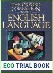 The Oxford companion to the English language