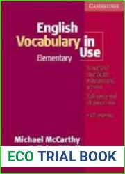 English Vocabulary in Use Elementary, with Answers