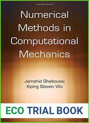 Numerical Methods in Computational Mechanics