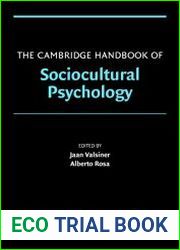 The Cambridge Handbook of Sociocultural Psychology