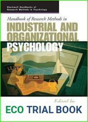 Handbook of Research Methods in Industrial and Organizational Psychology