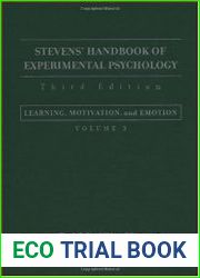 Stevens| Handbook of Experimental Psychology Learning, Motivation, and Emotion, Volume 3 (