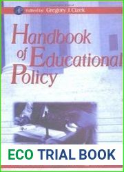 Handbook of Educational Policy (Educational Psychology)