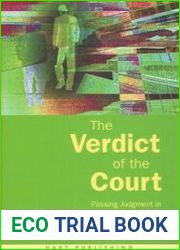 The Verdict of the Court Passing Judgment in Law and Psychology