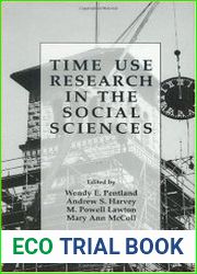 Time Use Research in the Social Sciences (Perspectives in Law & Psychology)