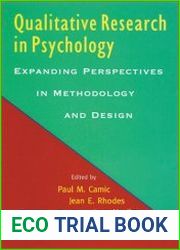 Qualitative Research in Psychology Expanding Perspectives in Methodology and Design