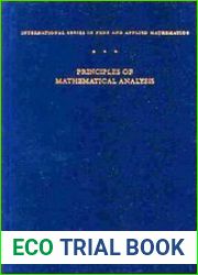 Principles of Mathematical Analysis, 3rd Edition