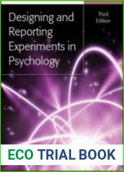 Designing and Reporting Experiments in Psychology