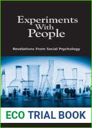 Experiments with people revelations from social psychology