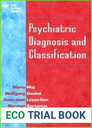 Psychiatric Diagnosis and Classification