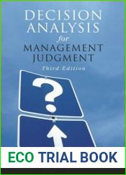 Decision Analysis for Management Judgment