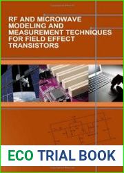 RF and Microwave Modeling and Measurement Techniques for Field Effect Transistors