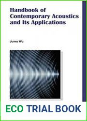 Handbook of Contemporary Acoustics and Its Applications