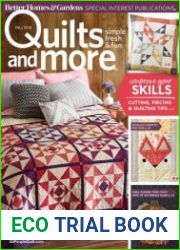 Better Homes and Gardens Special Interest Publications Quilts and More