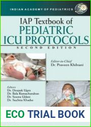 IAP Textbook of Pediatric ICU Protocols, Second Edition