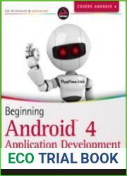 Beginning Android 4 Application Development