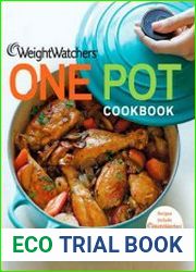 Weight Watchers One Pot Cookbook