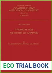 Chemical Test Methods of Analysis