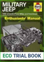 Military Jeep 1940 onwards (Ford, Willys and Hotchkiss)
