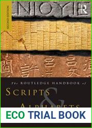 The Routledge Handbook of Scripts and Alphabets
