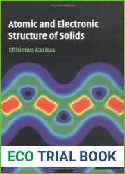 Atomic and Electronic Structure of Solids