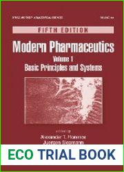 Modern Pharmaceutics Volume 1 Basic Principles and Systems, 5th Edition