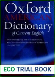 The Oxford American dictionary of current English
