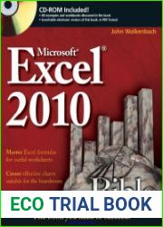 Excel 2010 Bible
