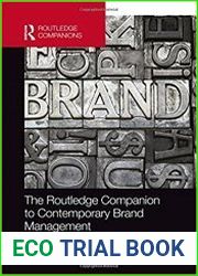 The Routledge Companion to Contemporary Brand Management