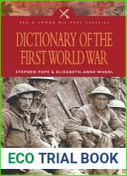 Dictionary of the First World War