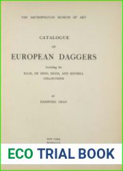 Catalogue of European Daggers