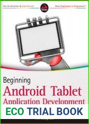 Beginning Android Tablet Application Development