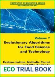 Evolutionary Algorithms for Food Science and Technology