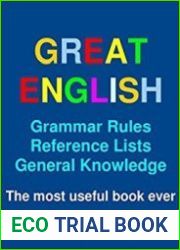 Great English Grammar Rules, Reference Lists and General Knowledge