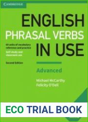 English Phrasal Verbs in Use Advanced Book with Answers Vocabulary Reference and Practice