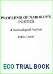 Problems of Nabokov|s Poetics A Narratological Approach
