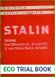 Despre materialismul dialectic si materialismul istoric
