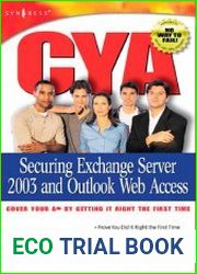 CYA Securing Exchange Server 2003 & Outlook Web Access