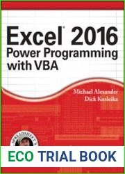Excel 2016 Power Programming with VBA + (Code)
