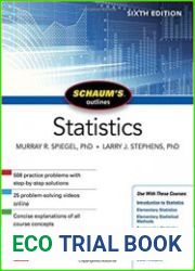 Schaum|s Outline of Statistics, Sixth Edition