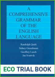 A Comprehensive Grammar of the English Language